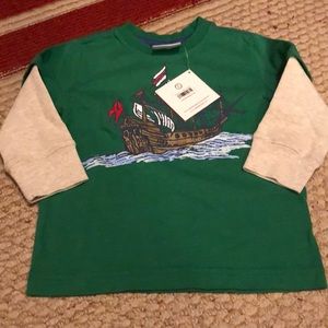 Hanna Andersson Doublesleeve Thermal Tee NWT